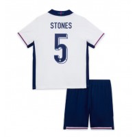 Camisa de time de futebol Inglaterra John Stones #5 Replicas 1º Equipamento Infantil Europeu 2024 Manga Curta (+ Calças curtas)